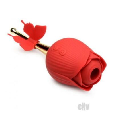 Clitoral Stimulation: Bloomgasm Flutter Rose Clit Sucking Stimulator With Butterfly Teaser