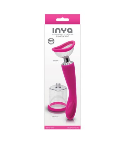 Clitoral Stimulation: Inya Pump And Vibe With Interchangeable Suction Cups